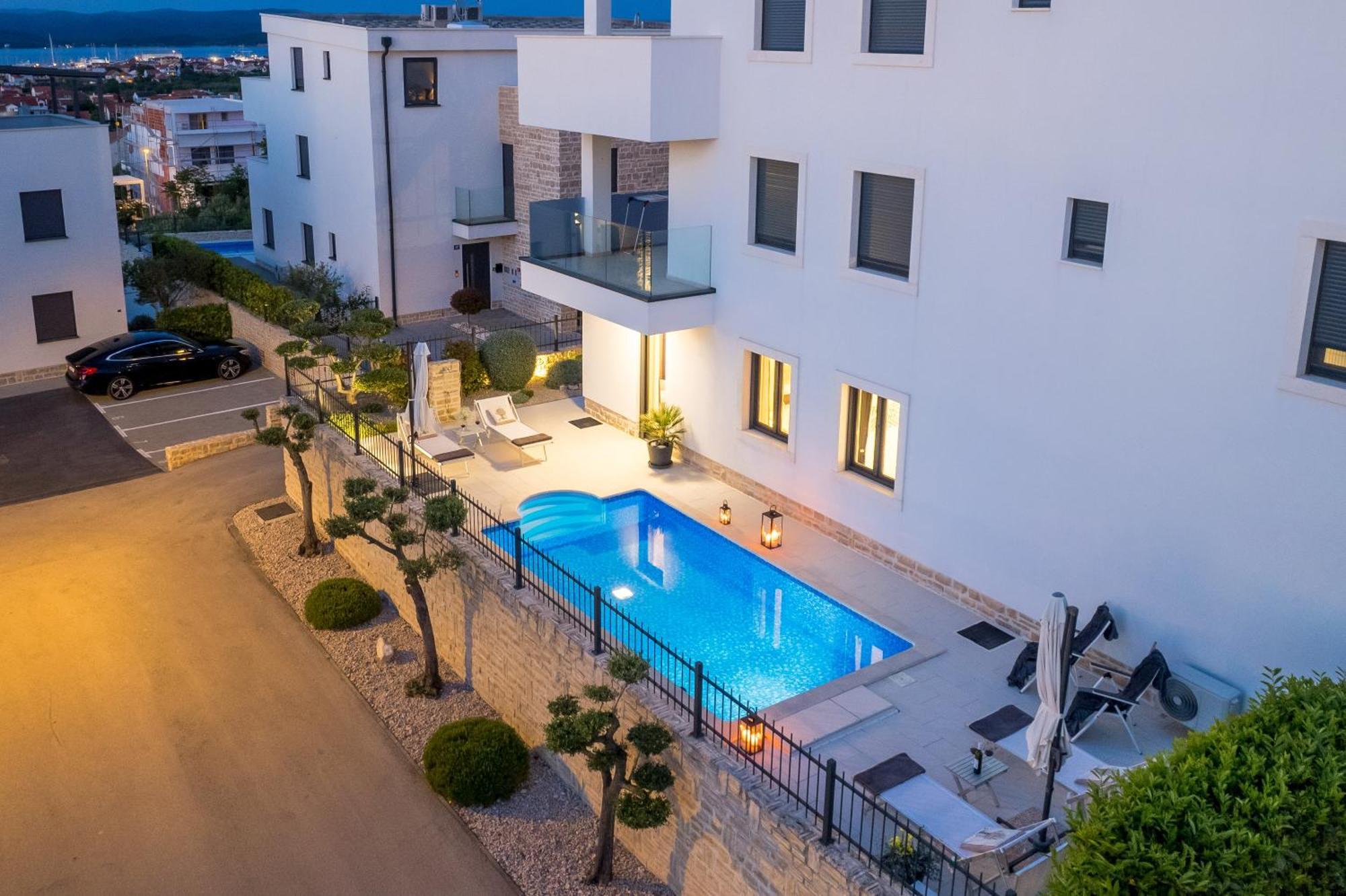 Luxury Apartment Hyperion With Private Pool And Garden Murter Luaran gambar