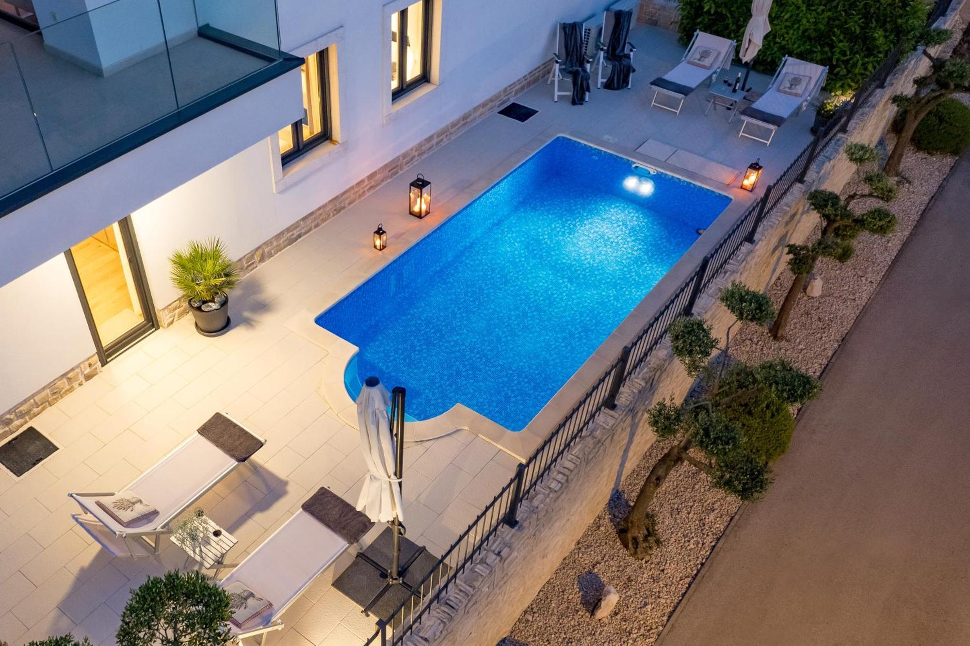 Luxury Apartment Hyperion With Private Pool And Garden Murter Luaran gambar