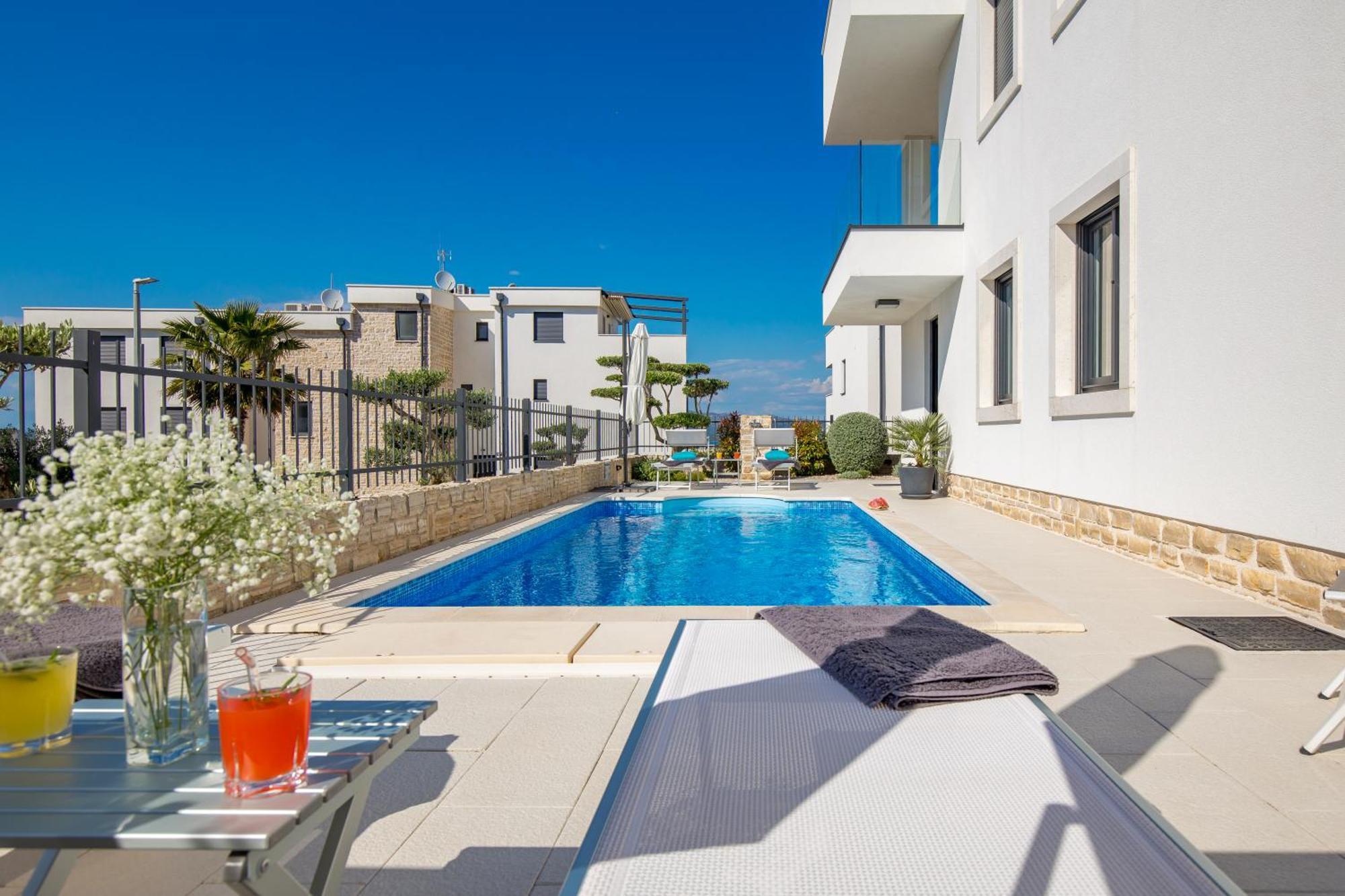Luxury Apartment Hyperion With Private Pool And Garden Murter Luaran gambar