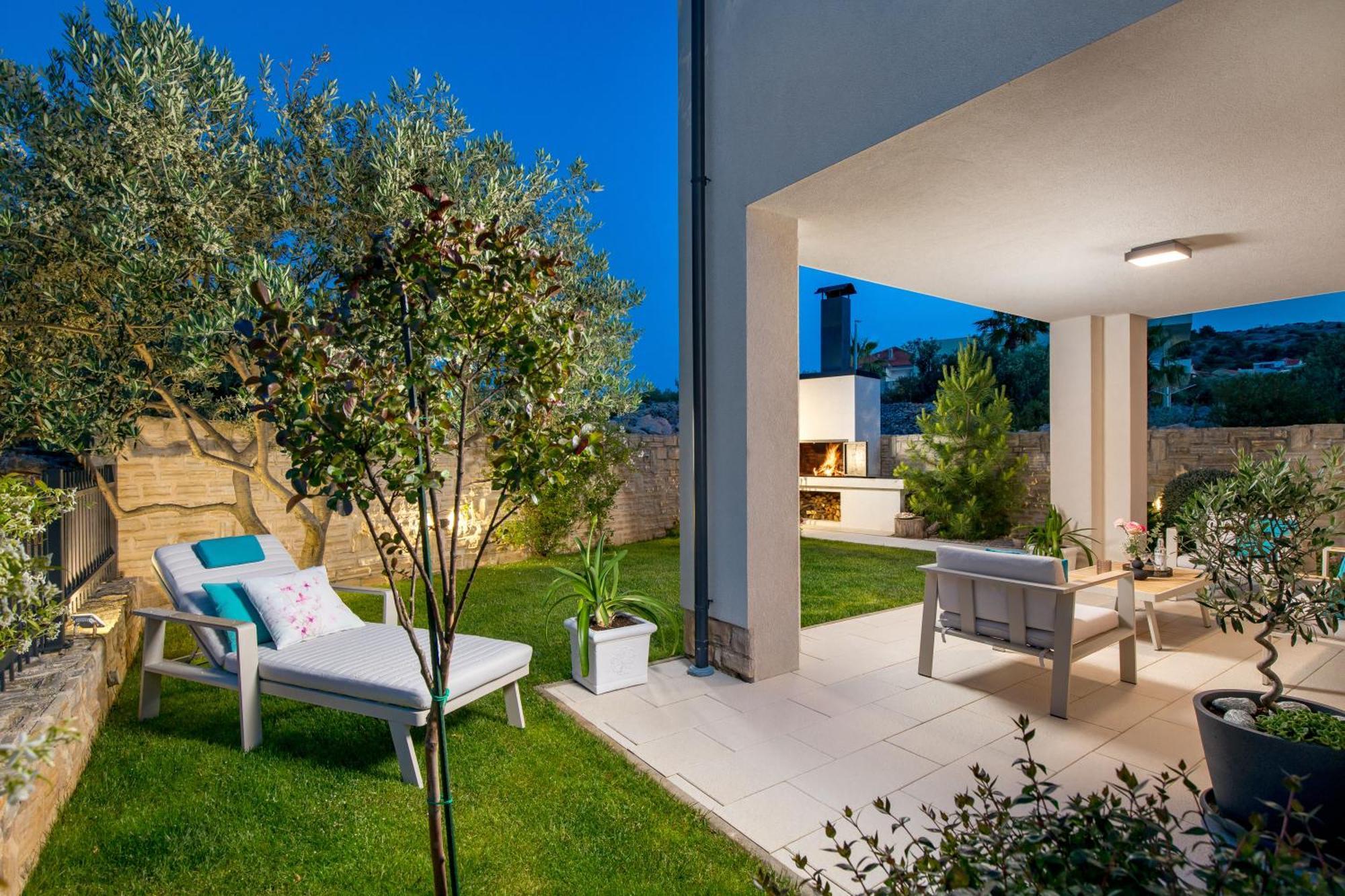 Luxury Apartment Hyperion With Private Pool And Garden Murter Luaran gambar