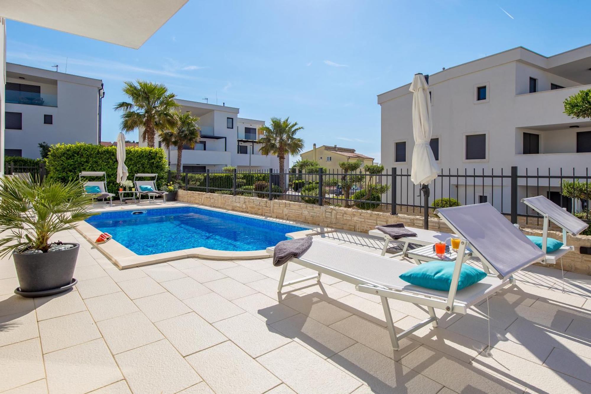 Luxury Apartment Hyperion With Private Pool And Garden Murter Luaran gambar